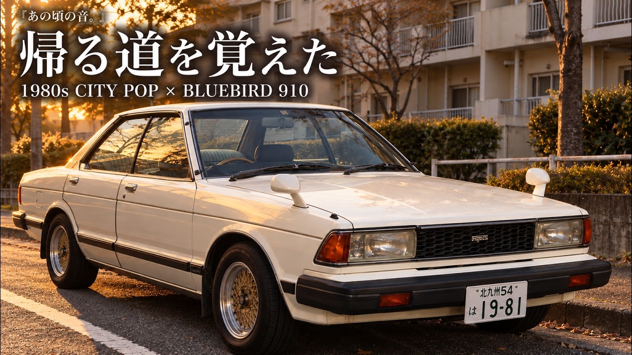 帰る道を覚えた｜1980s CITY POP × BLUEBIRD 910 - YouTube