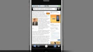 Web Reader Demo - An iPhone App to Read Web Pages with Text to Speech screenshot 5