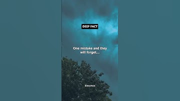 One mistake and they will forget...😞 #shorts