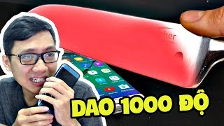 DAO 1000 ĐỘ CHÉM NÁT ĐIỆN THOẠI SAMSUNG GALAXY!!! (Sơn Đù Vlog Reaction)