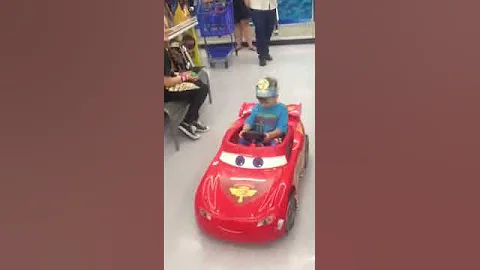 Wally driving