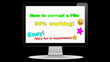 How to corrupt Image/Video!