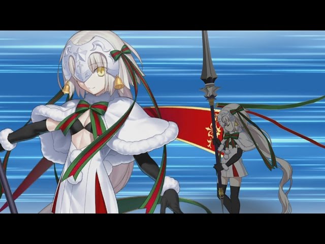 FGO】ジャンヌ・ダルク・オルタ・サンタ・リリィ宝具＋ＥＸアタック ...