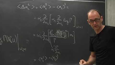 Statistical Mechanics - Lecture 20 of 29