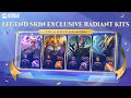 Legend Skin Exclusive Radiant Kits | Mobile Legends: Bang Bang