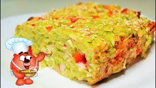 Рецепт запеканки из кабачков, сыра, яиц, болгарского перца Рецепт запеканки из кабачков, сыра, яиц, болгарского перца