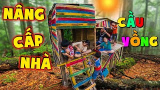 Thái Chuối | Nâng Cấp Nhà Gỗ Thành Nhà Cầu Vồng - Build A Wooden House