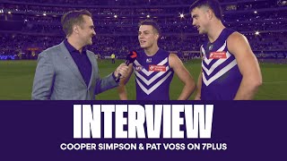 Cooper Simpson & Pat Voss | Post-match interview