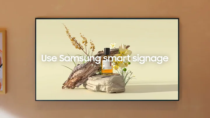 Smart Signage: Schlankes Design |  Un design fin | Samsung