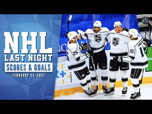 NHL Last Night: All 26 Goals and NHL Scores of May 24, 2021 