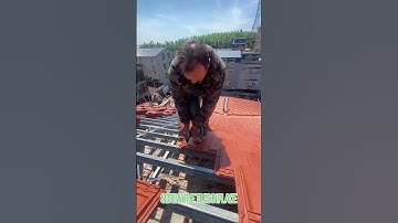 screw the tiles in place