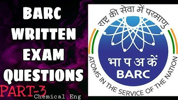 BARC 2021 Exam Questions | Part-3