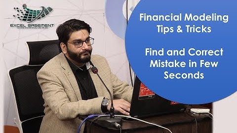 Find and Correct Mistake in just a few seconds in your Financial Modeling - Microsoft Excel - Tips