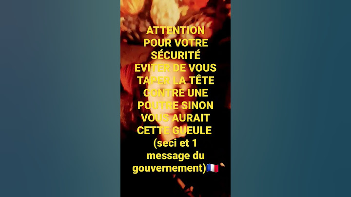 moi je me suis tapé la tête contre une poutre sa se voit nn