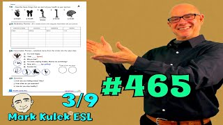 #465  Health (worksheet) - LiveStream Class | Mark Kulek ESL