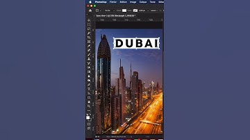 Transparent Text | Learn Photoshop #shorts #learn #photoshop