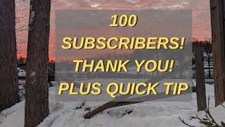 100 SUBSCRIBERS!  THANK YOU and WEEKEND QUICK TIP! by Fix It With Dad 18 views 3 years ago 1 minute, 5 seconds