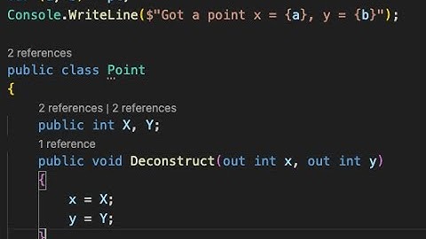 c# deconstruct an object