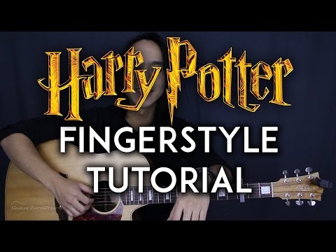 Harry Potter Theme Fingerstyle - Eddie Van Der Meer Guitar Tutorial Lesson + Acoustic Cover