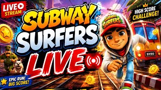 🔥 Subway Surfers LIVE | High Score Challenge | Hindi 🔥NOX GAMING YT