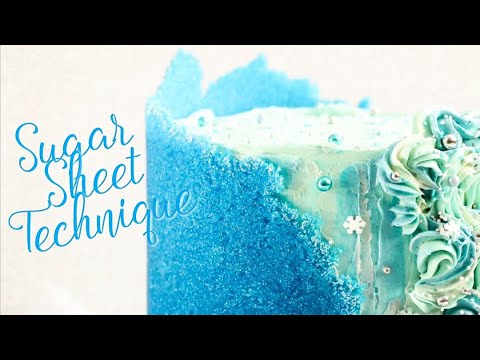 Sugar Sheet Technique Cake Decorating / Cake Trend 2020 / Сахарный Лист -  Youtube