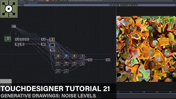TouchDesigner Tutorial 21 - Generative Drawings: Noise Levels