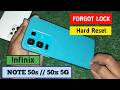 Infinix NOTE 50s/ NOTE 50x 5G - Hard Reset | Pin Pattern Unlock | Factory Reset | Format