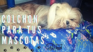 DIY / Como Hacer Colchón o Cama Para Perros en tela - fácil y rápido mascotas