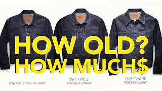 Levi’s Vintage Denim Jackets. How To Date Them, How To Rate Them And What Are They Worth?