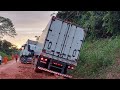 07 de Dezembro Br 319 Como foi o retorno de Manaus 😱 Caminhão atolado quase tombando. #Esquisito