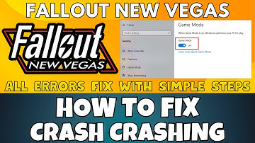 How to Fix Fallout New Vegas Crashing Issue  ✅ (2023) 100% Working Method