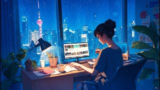 STUDY WITH ME 📖 Calming Rain Sound - Lofi Hip Hop Mix for Sleep, Study, and Relaxing Aesthetic