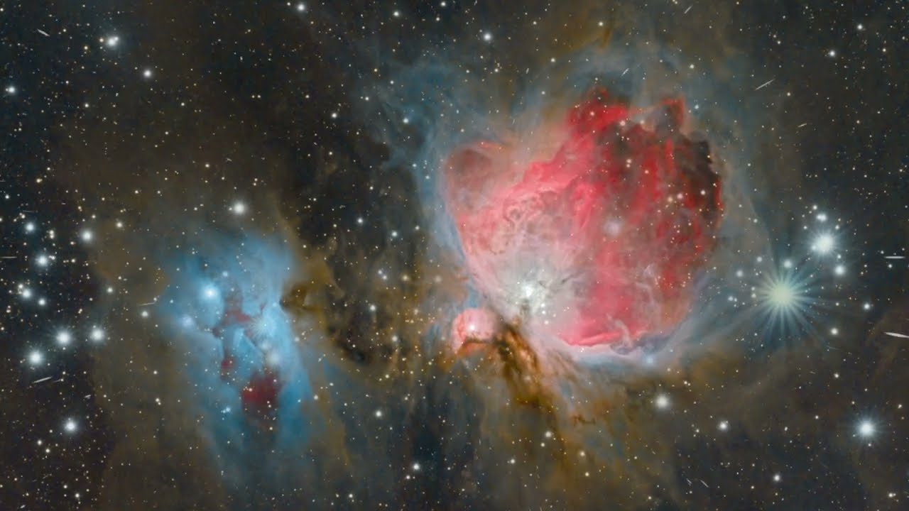 Orion and Running Man Nebula