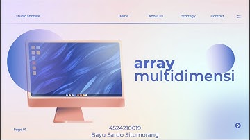 Program C++ Array Multi Dimensi - Tugas Besar Algoritma dan Pemrograman