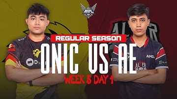 ONIC Esports vs. Alter Ego | MPL S5 Week 5 Day 1
