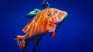 The SPEARFISHING WORLD RECORD Red Emperor.