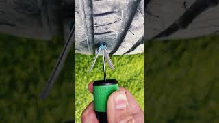 A Difficult Nail Tire Puncture Repair