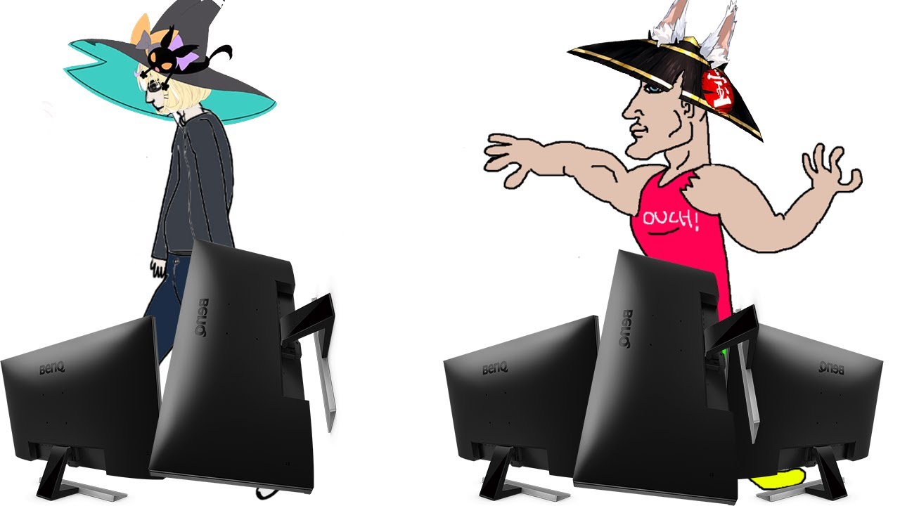 Nina doesn't understand Millie's double monitor lifestyle