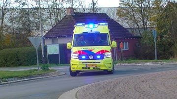 [Primeur!] Volkswagen V-Care 02-119 Mitselwier met spoed naar een melding in Dokkum