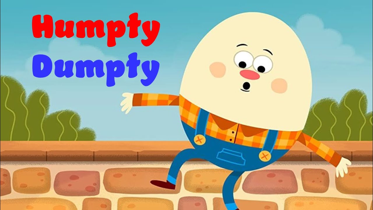 Humpty Dumpty sat on a wall || Nursery Rhymes || Learn English Rhymes ...