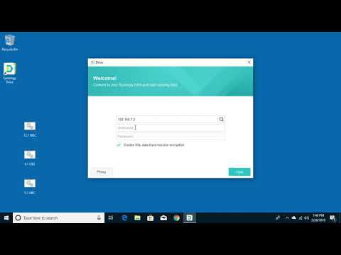 Installing Synology Drive Client on Windows 10