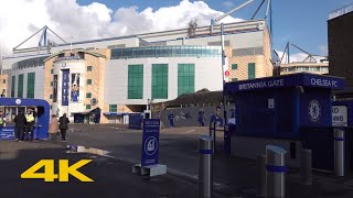 London Walk: Outside Stamford Bridge | Chelsea . stadium【4K】 - YouTube