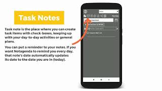 Using Calendar and Task Notes - Notagenda Tutorial screenshot 1