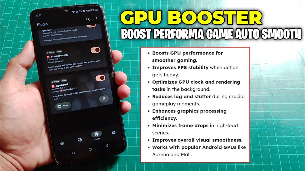 GPU BOOST🎮⚙️Improves overall visual Boosts GPU performance for smoother ...