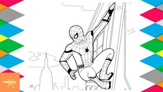 Spider-Man Coloring Pages No Way Home