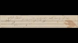 Biamonti 754 – Abbozzo inutilizzato in do diesis minore, 1819 – 1822
