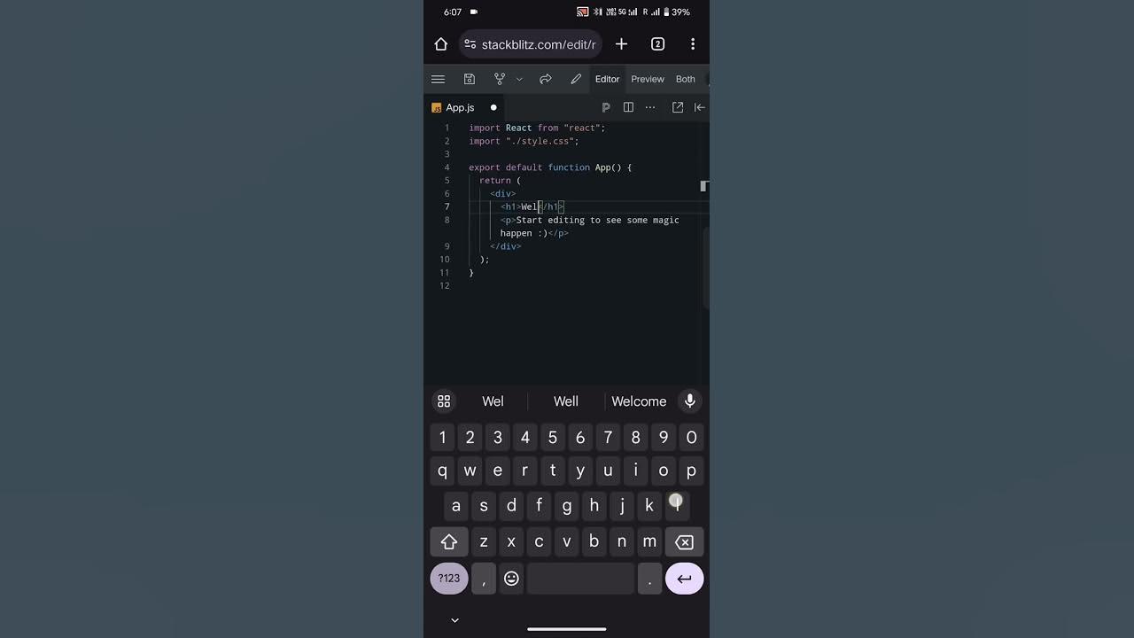 How to run react js in mobile | Simuleduco Solutions | React Js - YouTube