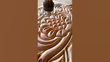 CNC Router Masterpiece | Unbelievably Satisfying Wood Carving ASMR #CncCutting #Woodwork #CncCraft