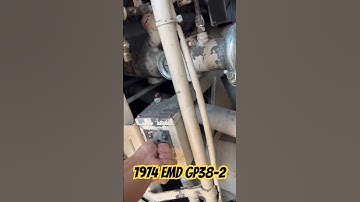 EMD GP38-2 Cold Start | 1974 Built #railroad #locomotive #engine #historical #train #trains #new