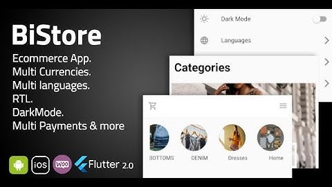 تثبيت تطبيق Bistore WooCommerce - Flutter E-commerce Full App